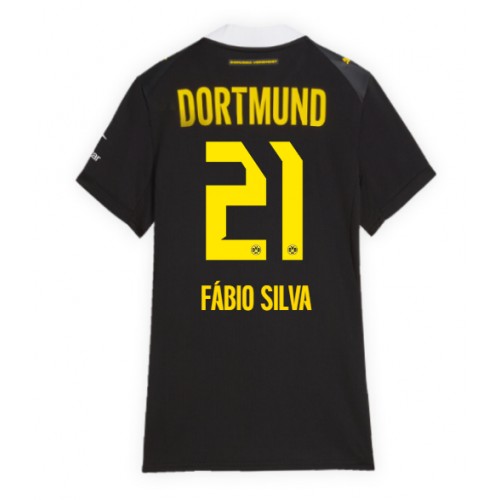 Borussia Dortmund Fabio Silva #21 Gostujuci Dres za Ženska 2026-27 Kratak Rukavima